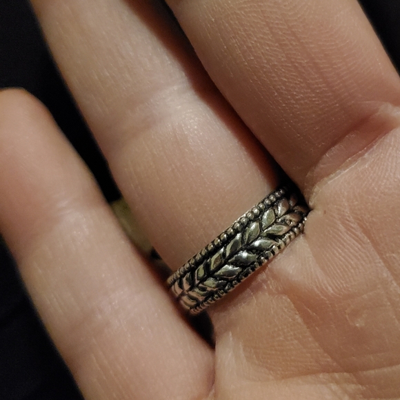 New Mystical Owl Garnet & Sun Sitara 925 Silver Ring. - Picture 6 of 8